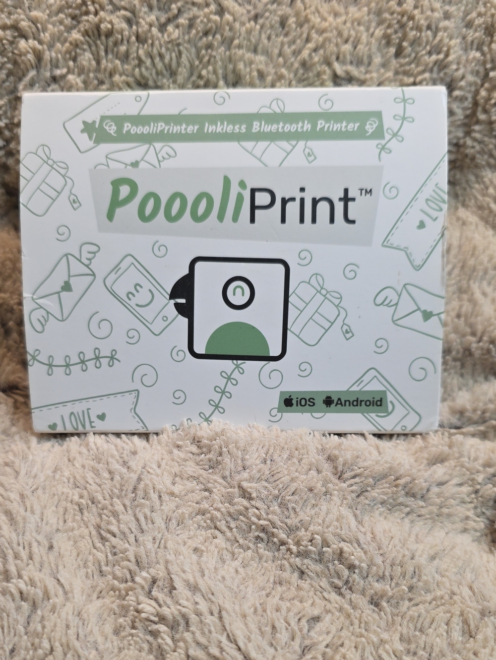 PoooliPrint Compact Bluetooth White Label Printer Scrapbooking Crafts Organizing - Picture 6 of 6